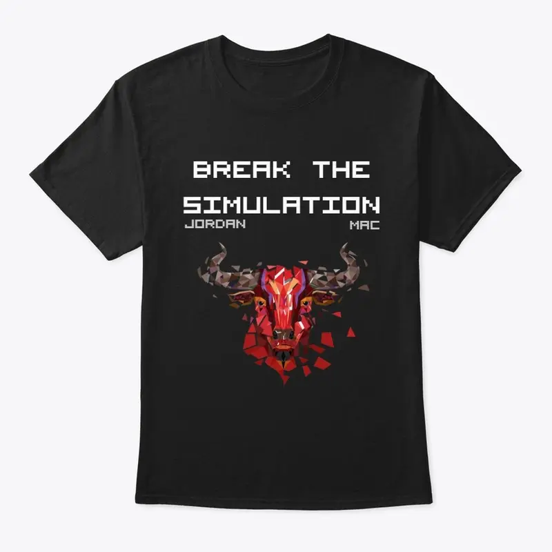 BREAK THE SIMULATION (black/red)